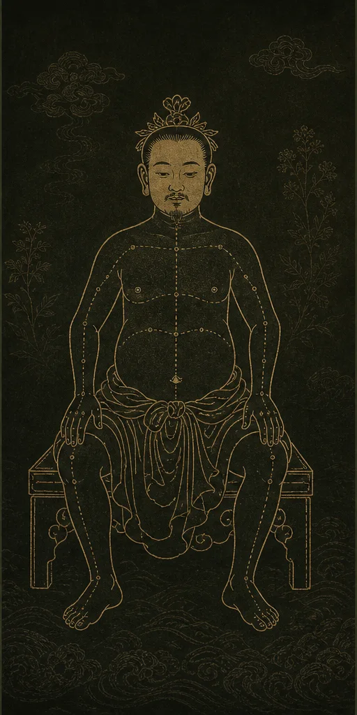 阴虚主题艺术插画